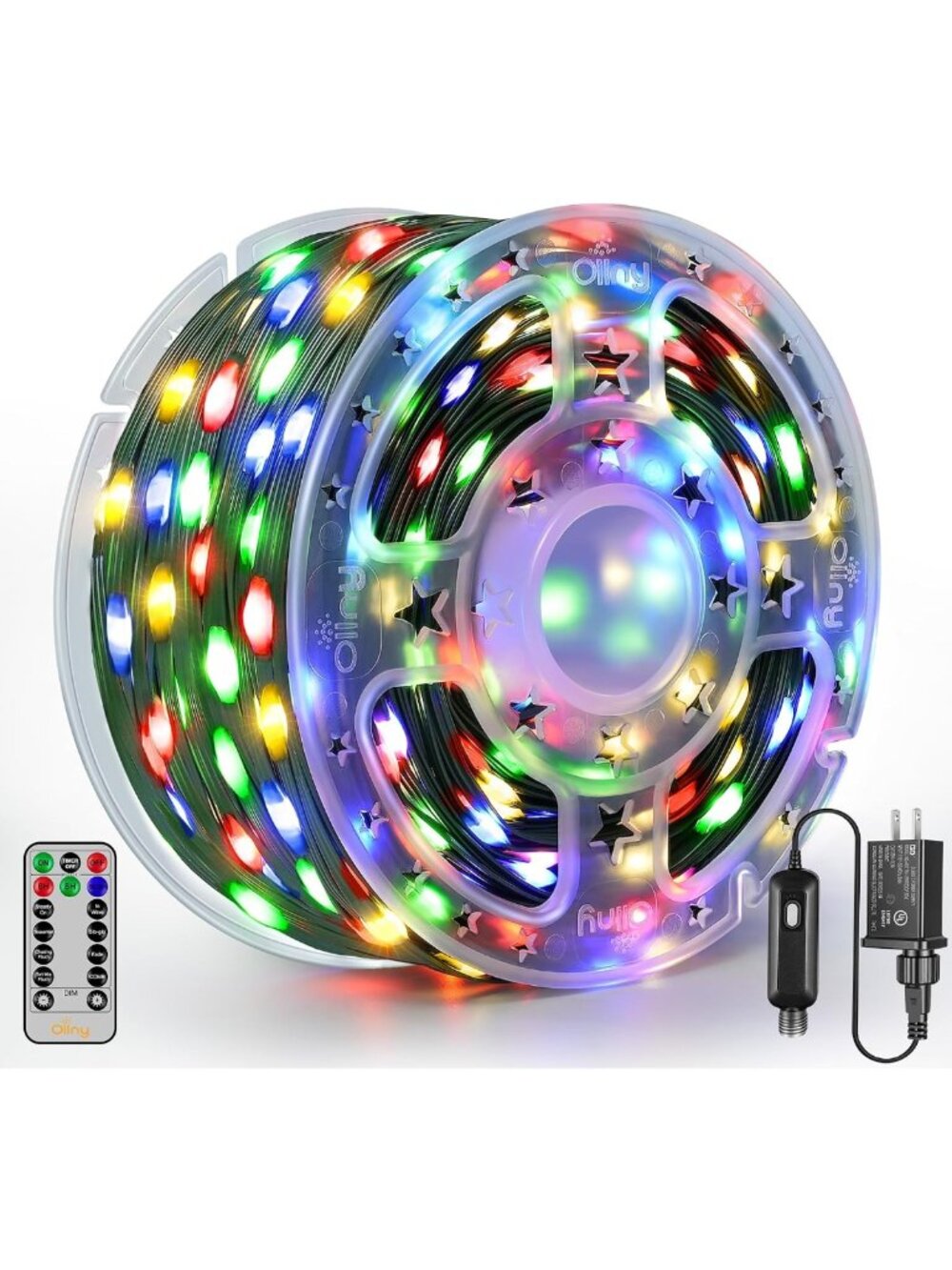 1000 LED Christmas Lights 330 FT, Waterproof Outdoor/Indoor, Remote, 8 Modes